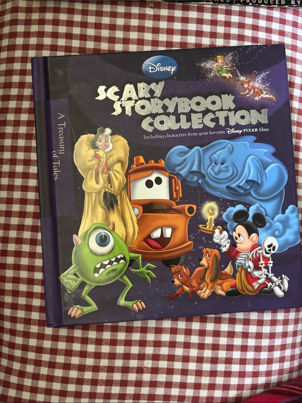 Disney Scary Storybook Collection - Purple Cover with Colorful Characters